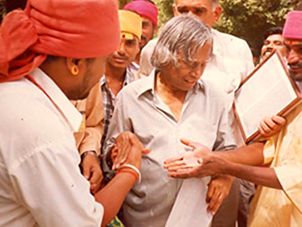 Guruji with Dr. A.P.J. Abdul Kalam