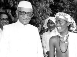 Guruji with Former President Mr. Moraji desai