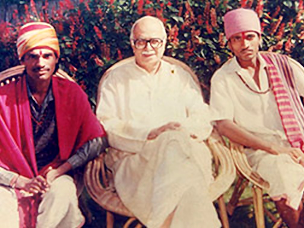 Guruji at a literary tribute event