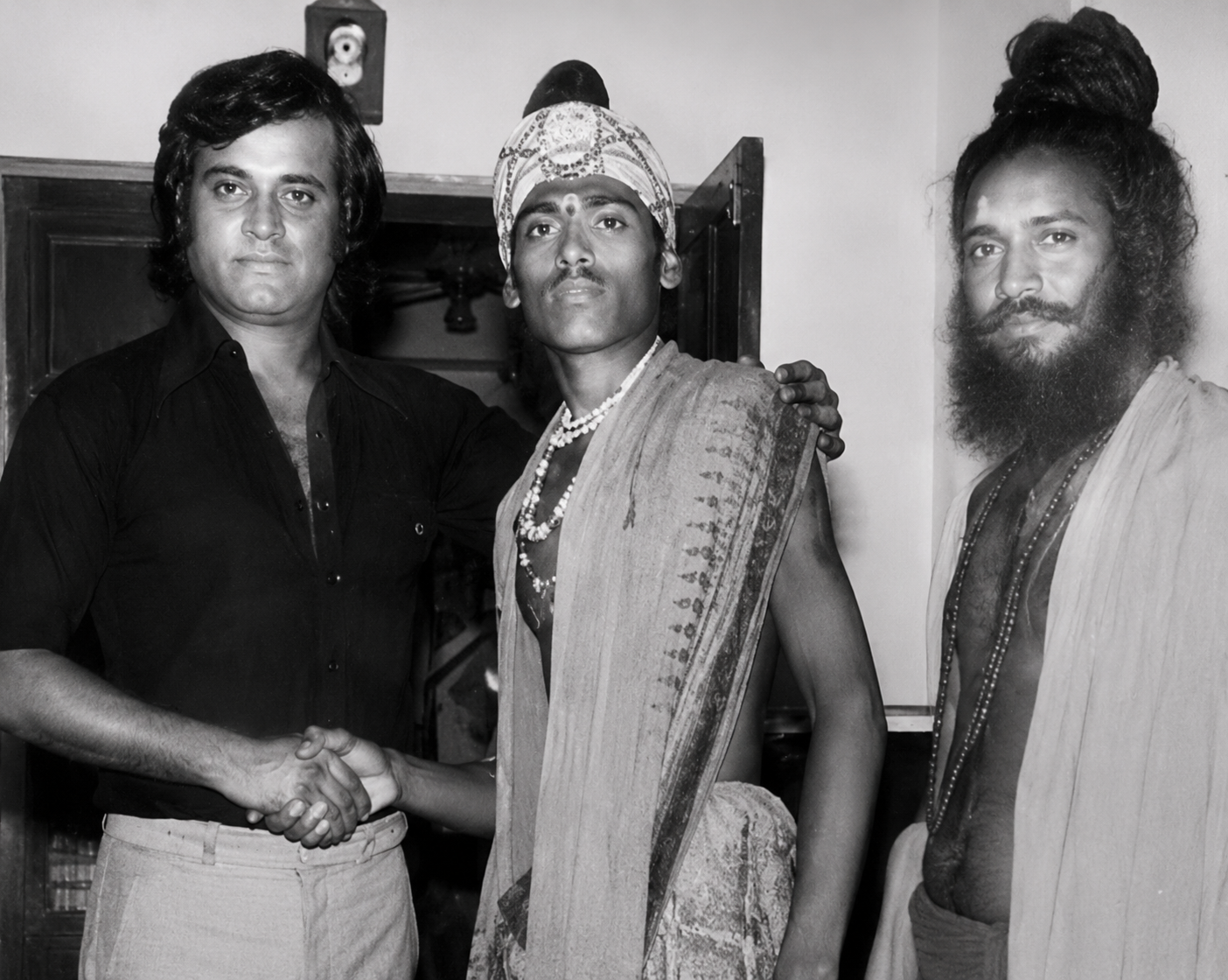 Guruji with filmstar Rajinikanth