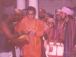 Guruji with Former A.P Chief Minister N.T.Ramarao