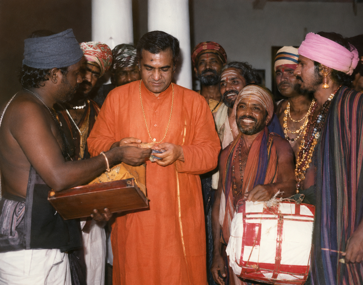 Guruji with Former A.P Chief Minister N.T.Ramarao