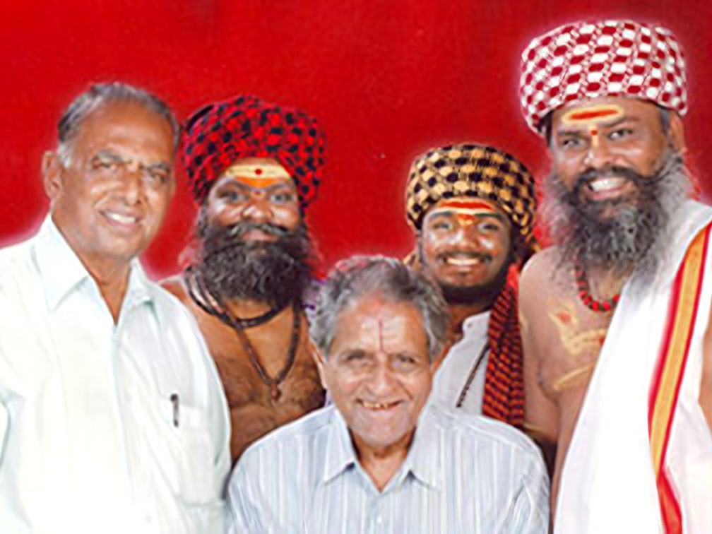 Guruji at a religious ceremony