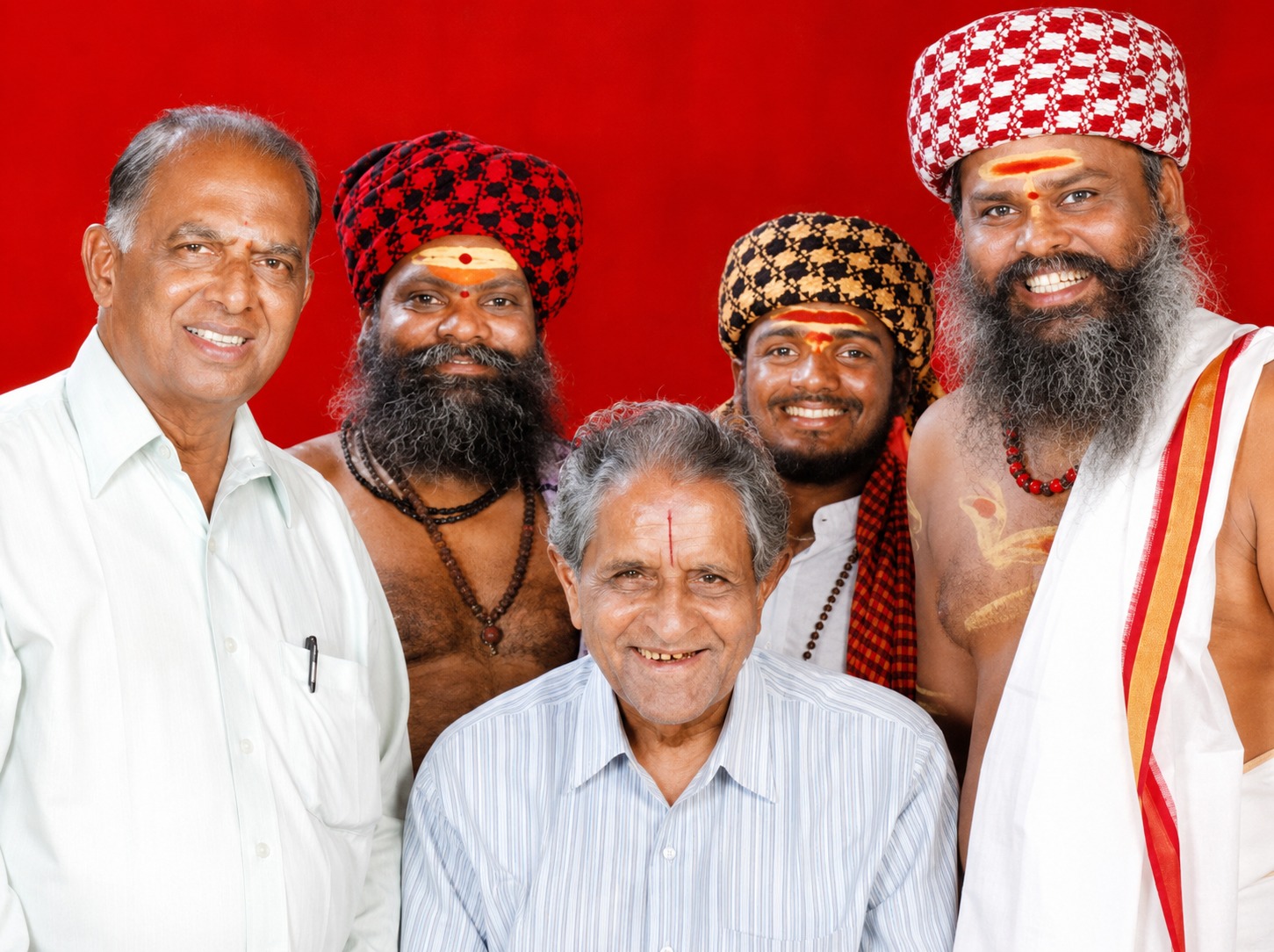 Guruji at a religious ceremony