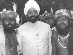Guruji with Former President Zail Singh