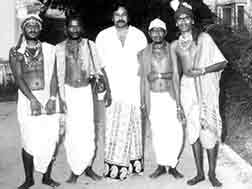 Guruji with filmstar Chiranjeevi